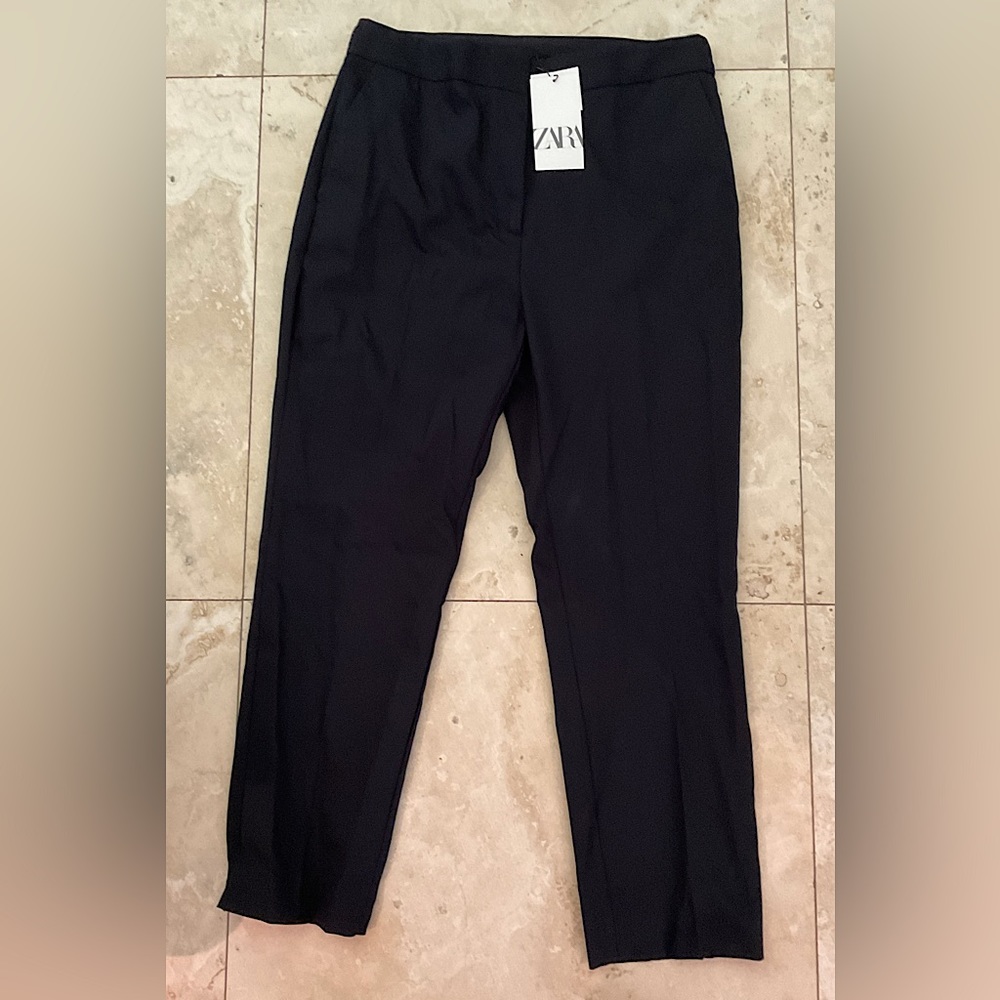 ZARA ● Jogger Waist Black Dress Pants